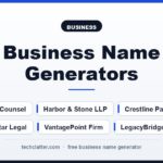 Business Name Generators: Apex Counsel, Harbor & Stone LLP, Crestline Partners and more name ideas