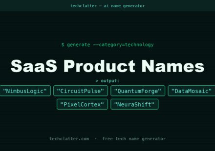SaaS Product Names: NimbusLogic, CircuitPulse, QuantumForge and more name ideas
