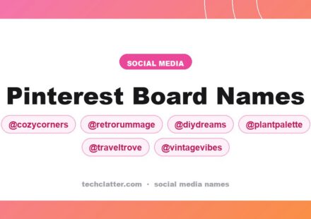 Pinterest Board Names: CozyCorners, RetroRummage, DIYDreams and more name ideas